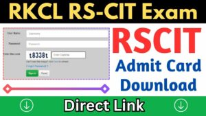 RSCIT Admit Card 2024