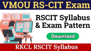 RSCIT Syllabus 2024 PDF Download