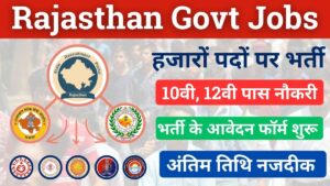 Government Jobs in Rajasthan 2024-25