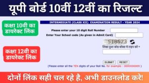 UP Board Result class 10th 12th